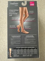 Mediven comfort, open toe, natural, thigh bead, 30-40 mg Hg, std, size II, 19302