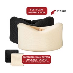 Core Products Adjustable Foam Cervical Collar Black Helps Relieve Neck Pain USA