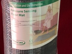 Cordless Fall Monitor and Cordless Floor Mat Sensor – Aid to Prevent Falls