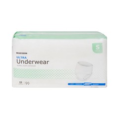 McKesson Adult Disposable Pull On Up Underwear Diapers S Heavy Absorbency 22 Ct