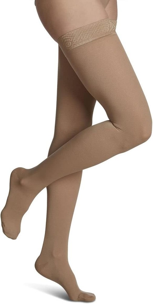 SIGVARIS Select Comfort Thigh-Highs, Short Length, Dot Band, 20-30 – MS Medium S