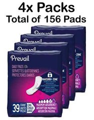 Prevail Daily Women’s Incontinence Bladder Control Pads Liners Regular / Long ✅