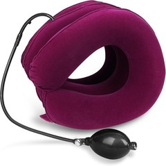 Easy-to-Use Inflatable Neck Stretcher for Effective Spine Alignment & Relaxation