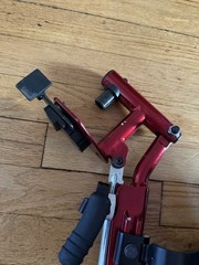 Invacare Solara 3G Recliner Wheelchair Red Adjustable Footrests Parts
