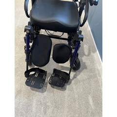 .Quickie Iris Tilt Wheelchair Space Modular Adult Blue Medical Tilt Rehab