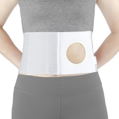 Adjustable Ostomy Hernia Belt – Breathable Stoma Support Belt for Colostomy