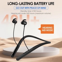 Bluetooth Hearing Aids for Seniors Digital Hearing Sound Amplifier Headset – NEW