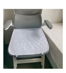 3 Pack Cotton Top Quilted Chair Pad Washable Waterproof Extra Absorbent Reusa…