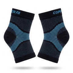 Copper Fit ICE Menthol Plantar Fascia Compression Foot Sleeves Arch Support