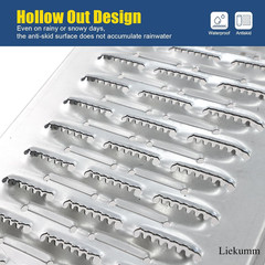 74″ Folding Motorcycle Ramp, 440 Lbs Heavy Duty Loading Ramp for Pickup Trucks,
