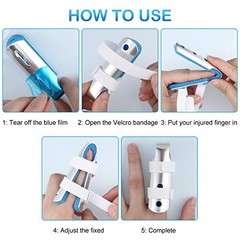 Pieces Finger Splint Metal Finger Support Finger Knuckle 10 Piece Set 10 Blue