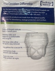 Curity Youth Incontinence Pants S/M Unisex 38-65 lb Tear-Away, 17 Ct 70073A