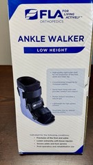 FLA Orthopedics Ankle Walker Low Height XL Right/Left Adjustable Boot 75708-15