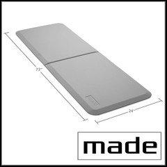 Made Medical 73″ X 24″ Bi-Fold Bedside Non-Slip Fall Mat for Elderly – Fall Prev