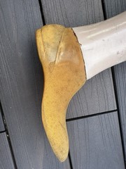Vintage Above Knee Prosthetic RT Artificial Limb Medical Oddity Steampunk Prop