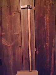 ELK ANTLER HANDLE walking stick natural grown MAPLE wood shaft made in the USA
