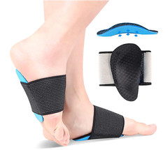 PAIR FOOT ARCH SUPPORT FLAT FEET FALLEN ARCH PLANTAR FASCIITIS INSOLE HEEL PAIN