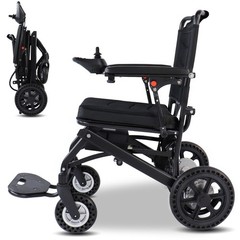 Foldable Portable Lightweight Wheelchair Electric Power Mobility Wheelchair New