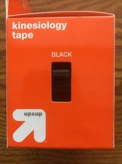 2 Pack – Precut Kinesiology 20 Precut Strips Black – Water Resistant