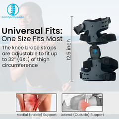 UPGRADED OA Medial Unloader Knee Brace for Men and Women Osteoarthritis & Arthri