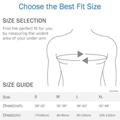 Upper Back Brace Posture Corrector for Unisex – Black