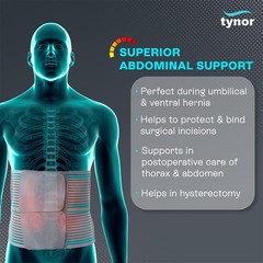 TYNOR Abdominal Belt Reduce Postoperative Pressure Comfortable | S to XL |