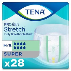 Tena Stretch Super Incontinence Brief, Medium (CS/2)