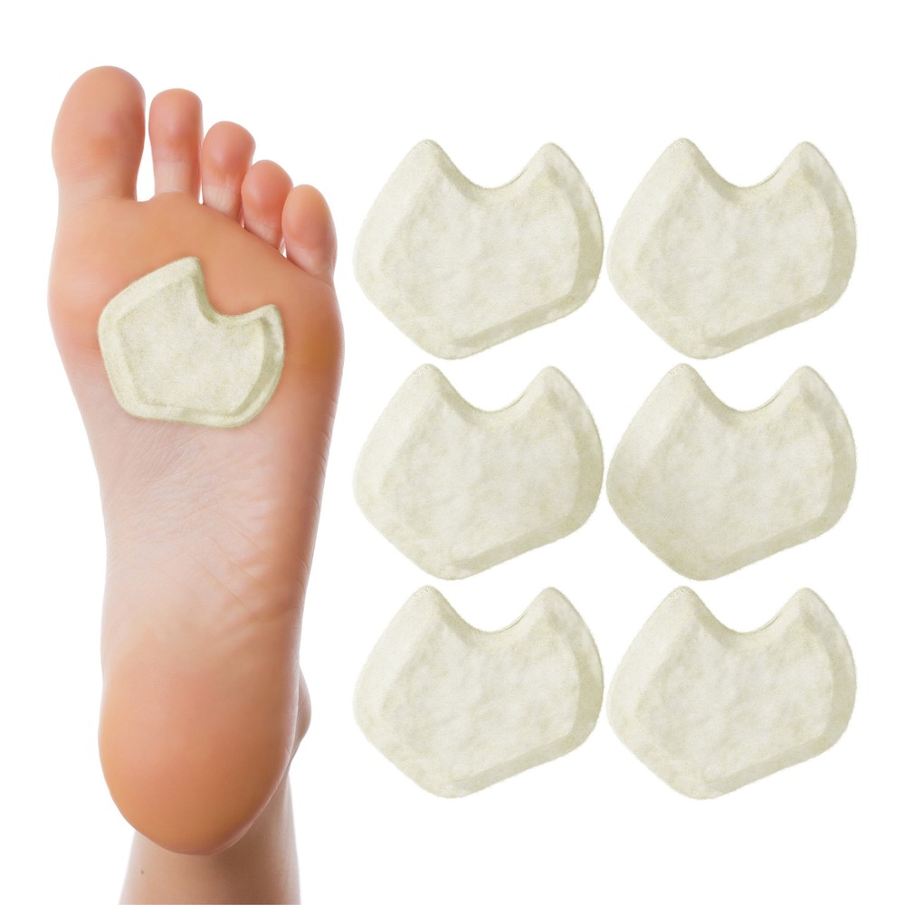 Dancers Pads Sesamoiditis Pads – 1/4″ Thick Adhesive Skived – 12 PC