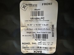 ROHO 1R109LPC Low Profile Wheelchair Air Seat Cushion 18.25”x 16.5” x 2.25”