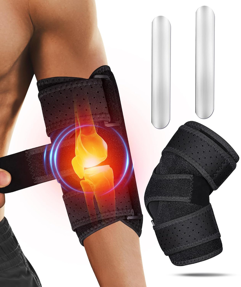 Elbow Brace for Cubital Tunnel, Ulnar Nerve Entrapment Brace, Adjustable