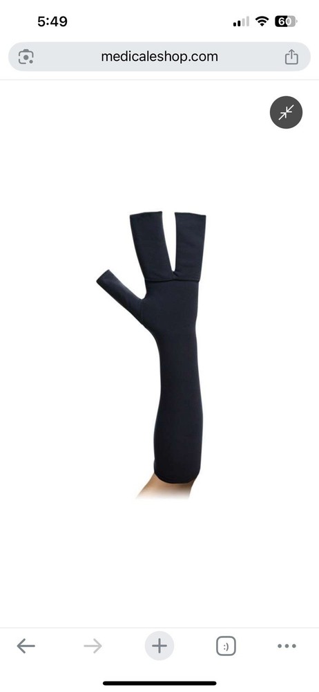 Exos Wrist and Finger Undersleeves, Pair, Size XS/S – 897-50-1111
