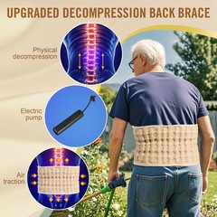 HONGJING Decompression Back Belt with Electric Pump for Lower Back Pain Relief