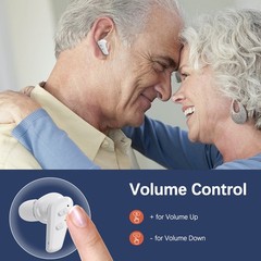 Mini Hearing Aids-Long Battery use 16H, Auto Charging&Turn on/off，up to 109 dB