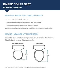 RAISED TOILET SEAT (drive BRAND) Up to 300Lbs Removable Padded Arms New in Box