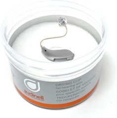 Hearing Aid Dryer Cup + Desiccant | Drying Dehumidifier Kit | Safely Removes