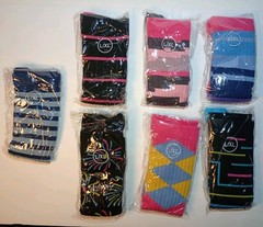 Women’s Compression Socks Size L/XL Lot Of 7 Multicolor 15-20mmhg