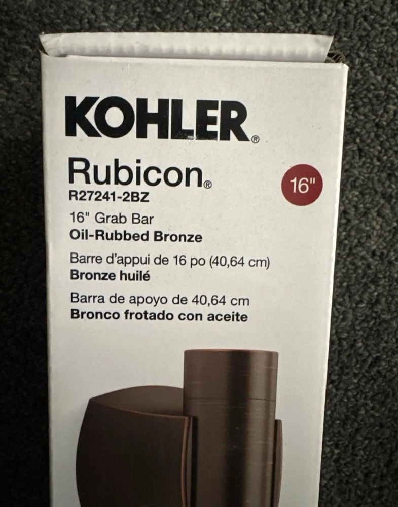 500 LBS SUPPORT ASSIST Bar R27241-2BZ Rubicon 16 in Grab Bar Oil Rubbed Bronze
