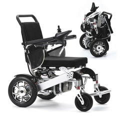 Used Portable 500W All Terrain Electric Wheelchair Foldable Electric Wheelchair