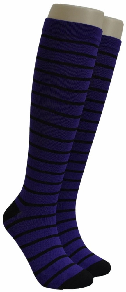 Men & Women Compression Socks Fit Knee High Support Running Travel 6 Pairs