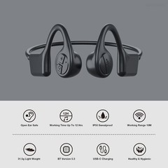 Bone Conduction Hearing Aids for Deafness Bluetooth Noise-Cancelling 4416