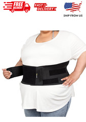BraceUP Plus Size Back Brace for Woman and Man – 3XL to 5XL Extra Large Lower Ba