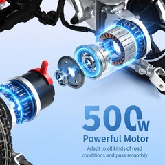 Lightweight Foldable Heavy Duty All Terrain Electric Wheelchair Mobility Scooter