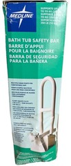 New Medline Bath Tub Safety Bar Handle Attaches Securely Easy Install Clamp On