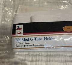 Core Products NelMed G-Tube Holder Large/XLarge White 1921 New Sealed L/XL