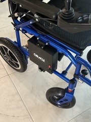 Electric folding wheelchair light weight aluminum