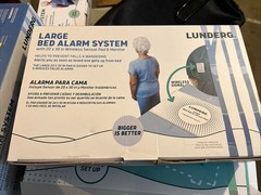 Lunderg LARGE Bed Alarm for Elderly Adults – Wireless Sensor Pad 20” x 30”