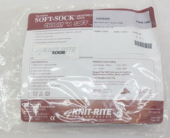 Knit-Rite Prosthetic Leg Soft Sock 3 Ply 6″ Top x 3.5″ Toe x 16″ Model 1SX3RGMD