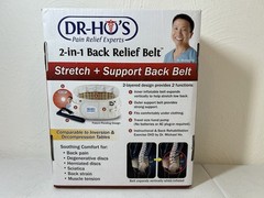 Dr. Ho’s Pain Relief Experts 2-in-1 Back Relief Belt Stretch + Support Back Belt
