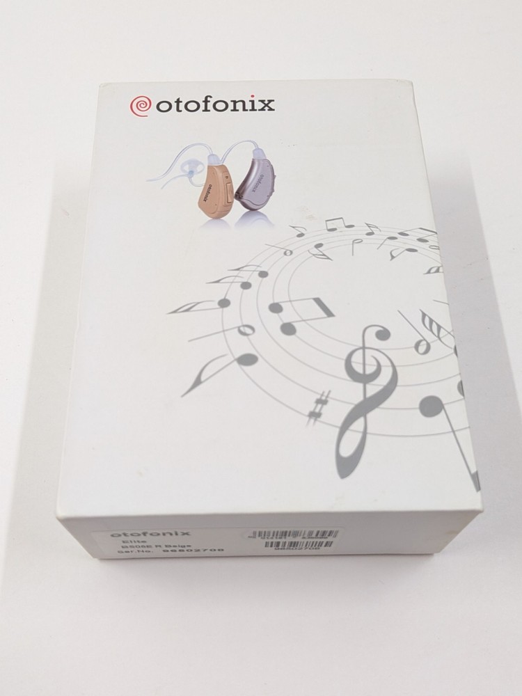 Otofonix BS058E R RIGHT Single Hearing Aid Hearing Amplifier W Case Beige