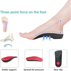 Plantar Fasciitis Arch Support Shoe Inserts Orthotic Insoles Flat Feet Foot Pain